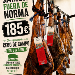 Jamón fuera norma